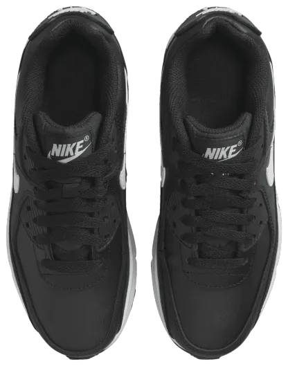 Nike Air Max 90 童款 - Black/Black/White - Image 4