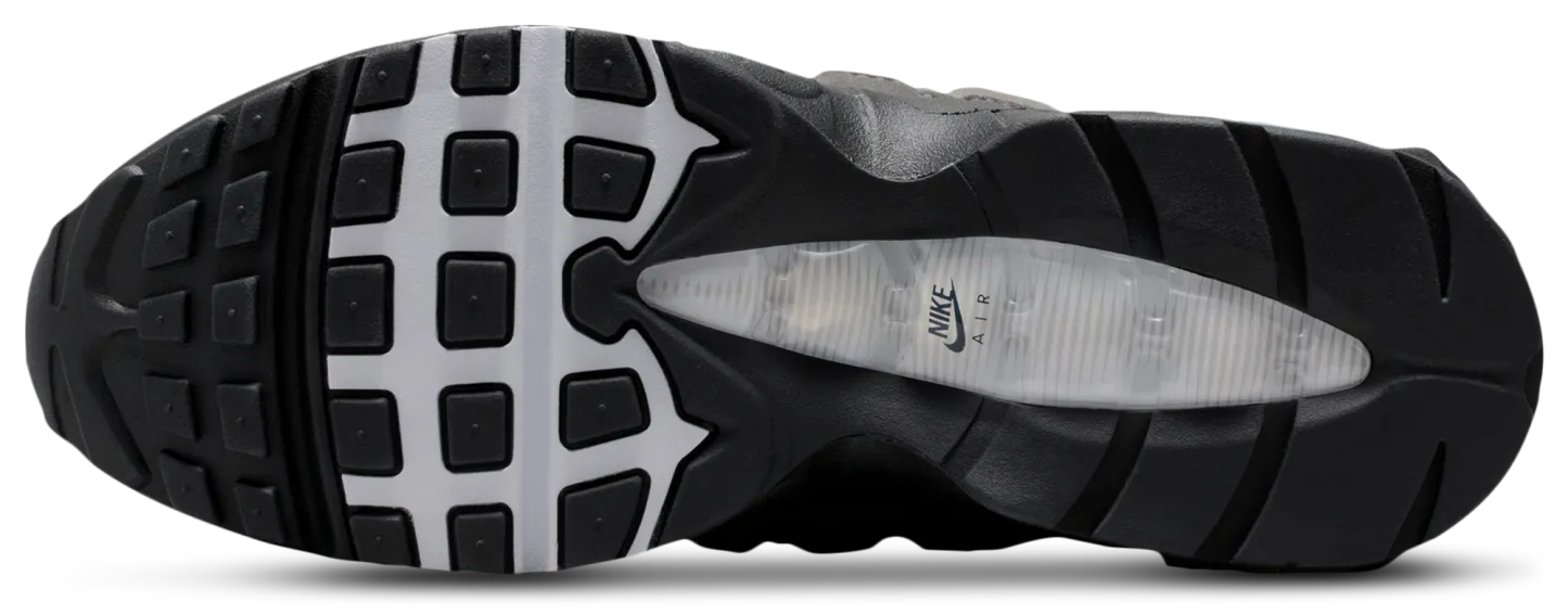 Nike Air Max 95 - Men's - Black/White/Med Ash Gray - Image 5