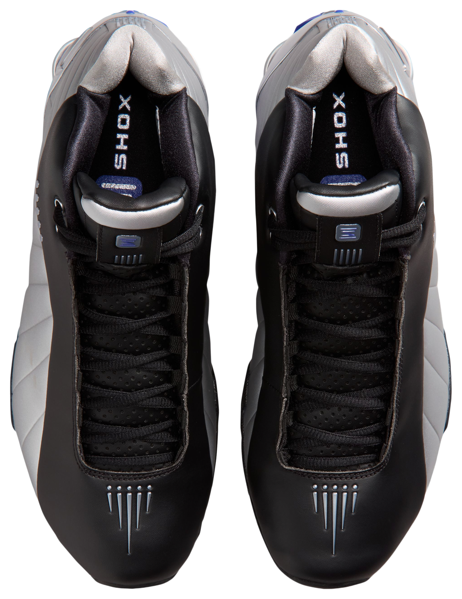 Nike Shox BB4 - Black/Blue/Silver - Image 4