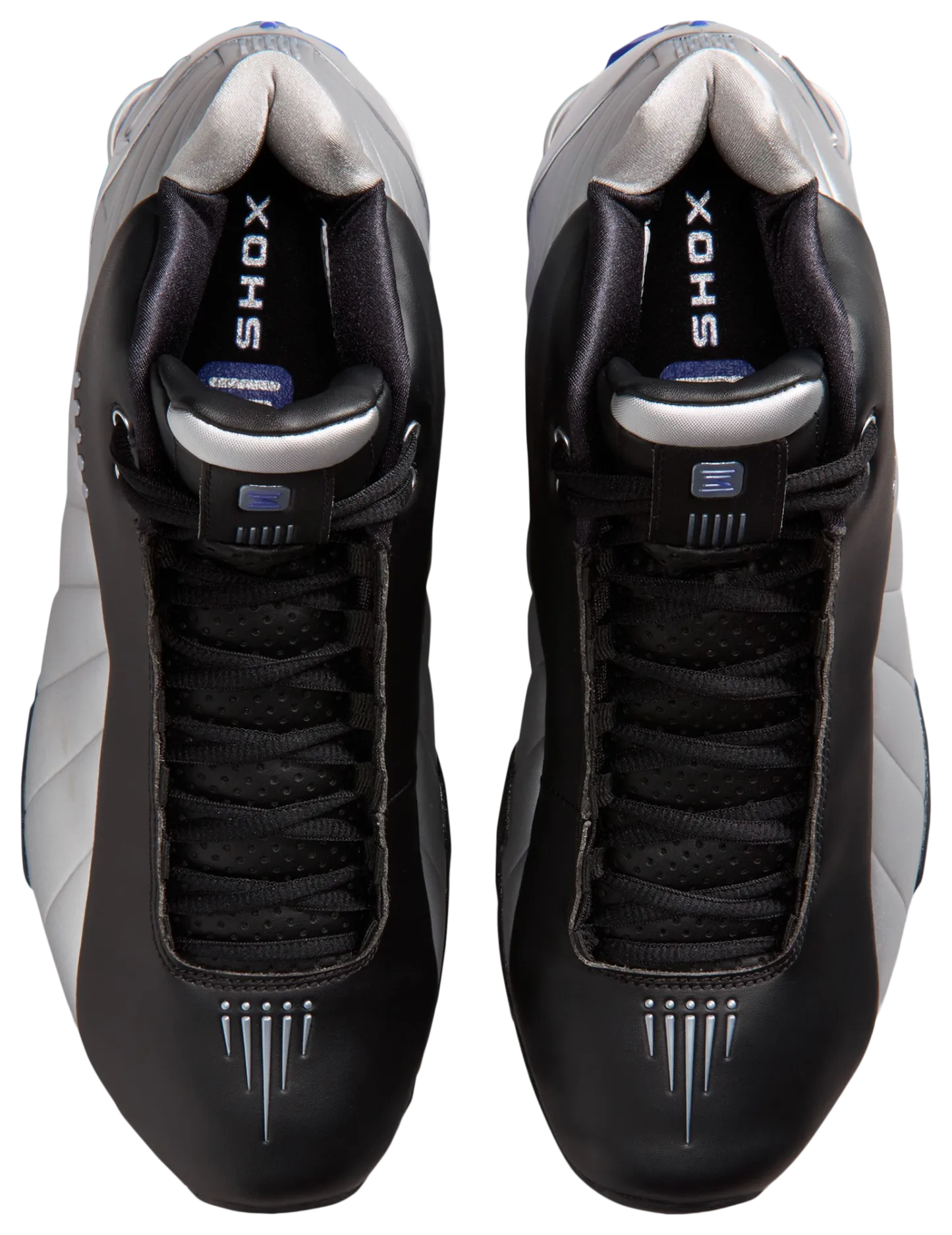 Nike Shox BB4 - Black/Blue/Silver - Image 4