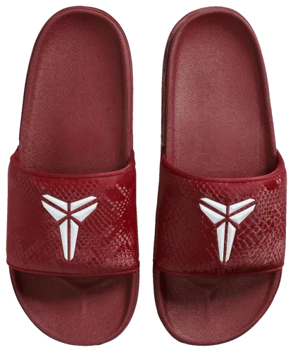 Nike Kobe Off Court Slides - White/Team Red - Image 3