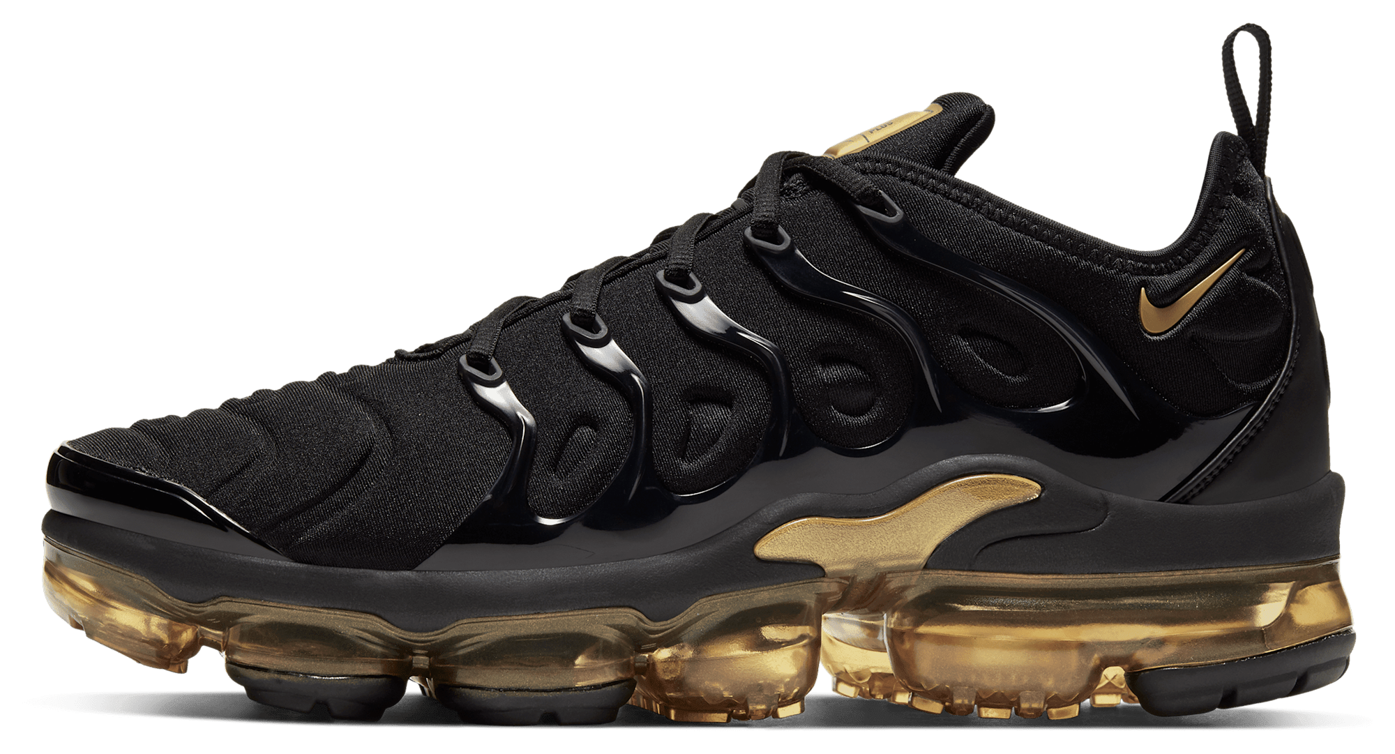 Nike Air Vapormax Plus - Black/Metallic Gold - Image 3