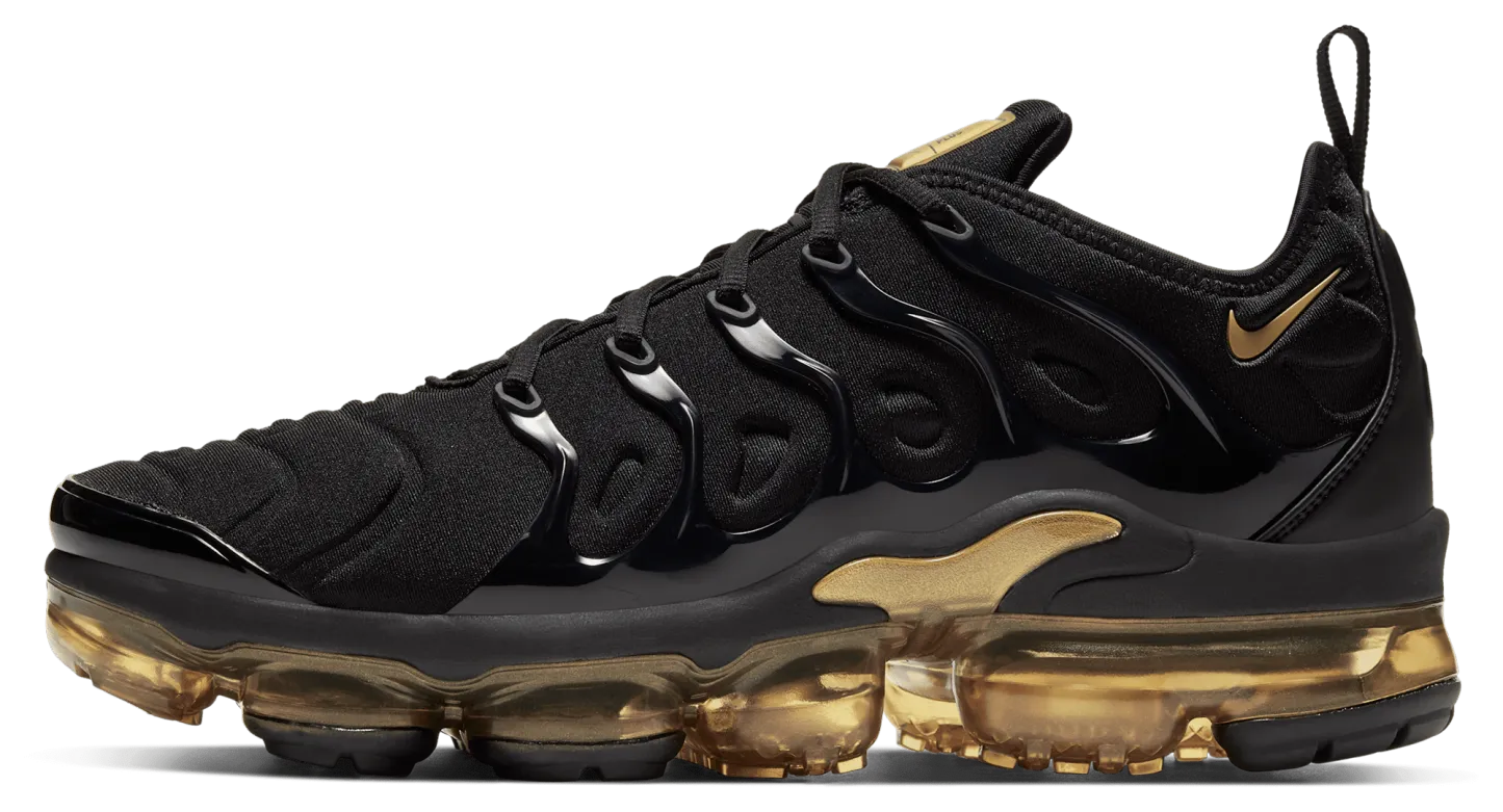 Nike Air Vapormax Plus - Black/Metallic Gold - Image 3