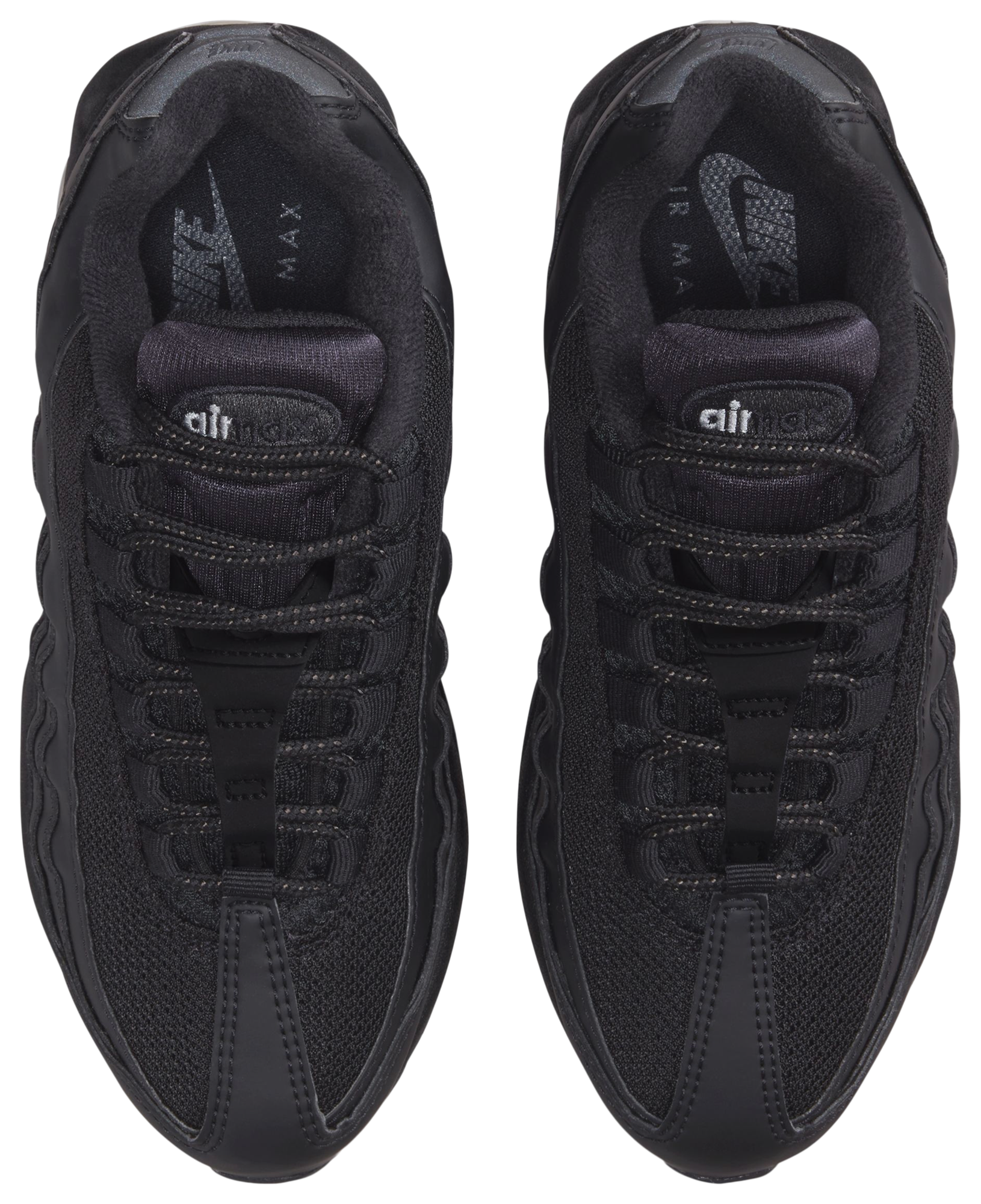 Nike Air Max 95 BB Leather 童款 - Black/Black/Anthracite - Image 4