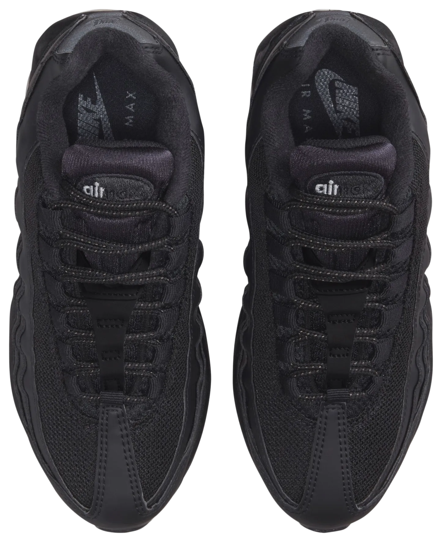 Nike Air Max 95 BB Leather 童款 - Black/Black/Anthracite - Image 4