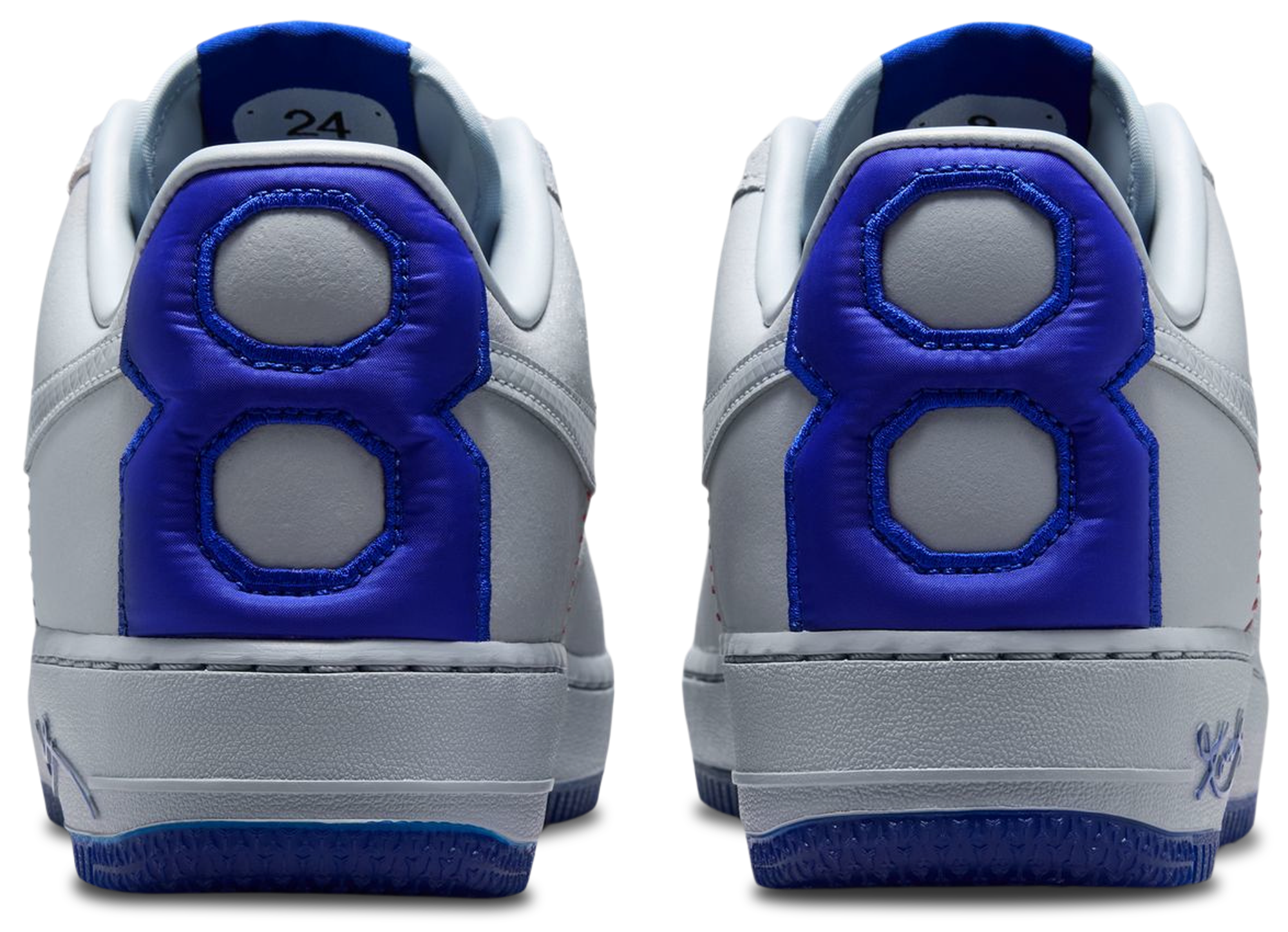 Nike Air Force 1 Kobe Protro Low - Wolf Grey/Wolf Grey/Rush Blue - Image 3
