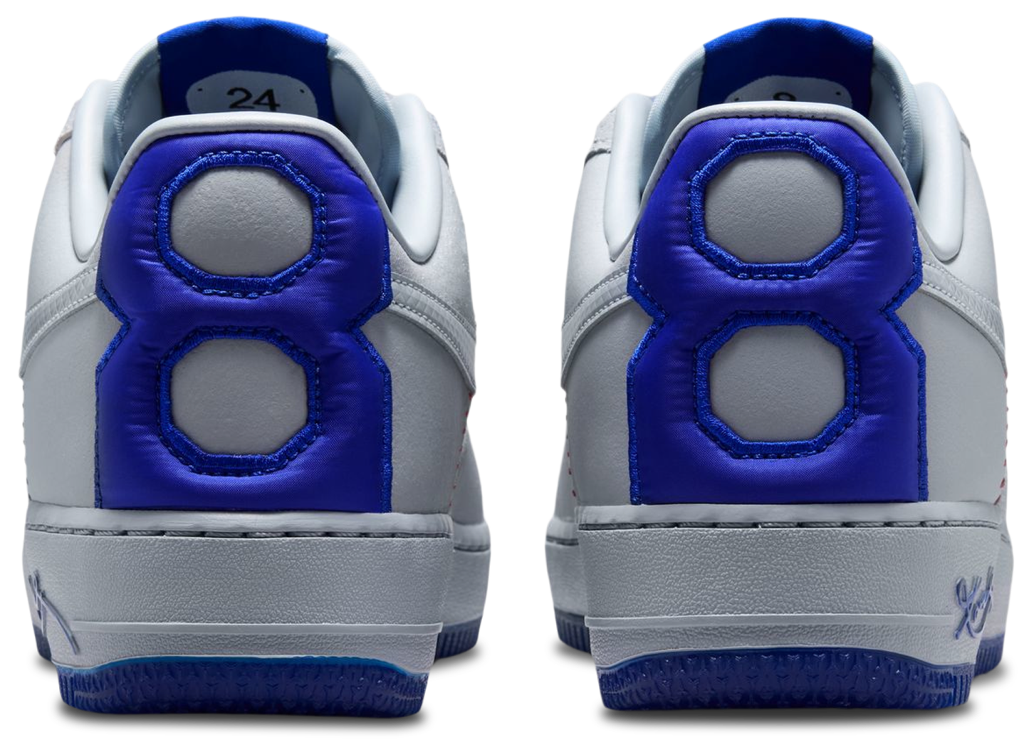 Nike Air Force 1 Kobe Protro Low - Wolf Grey/Wolf Grey/Rush Blue - Image 3