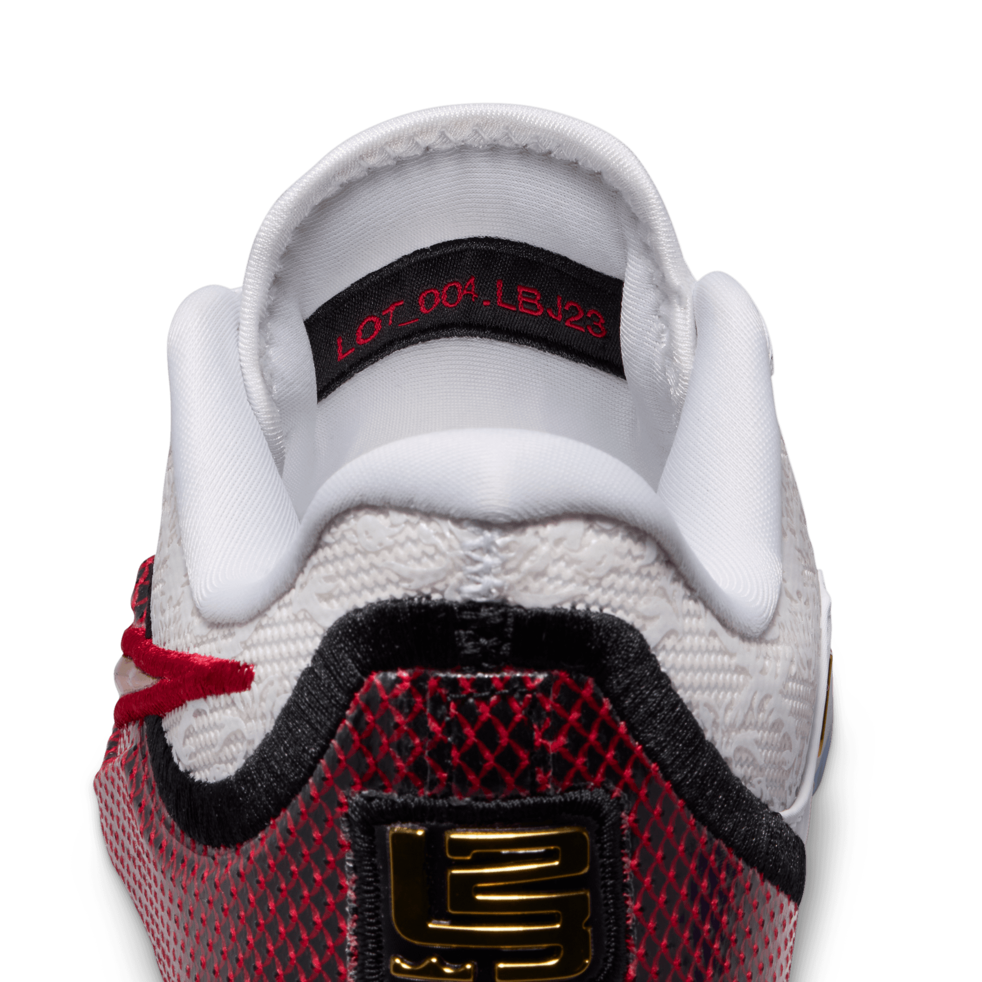 Nike LeBron XXIII 童款 - University Red/White/Metallic Gold - Image 9