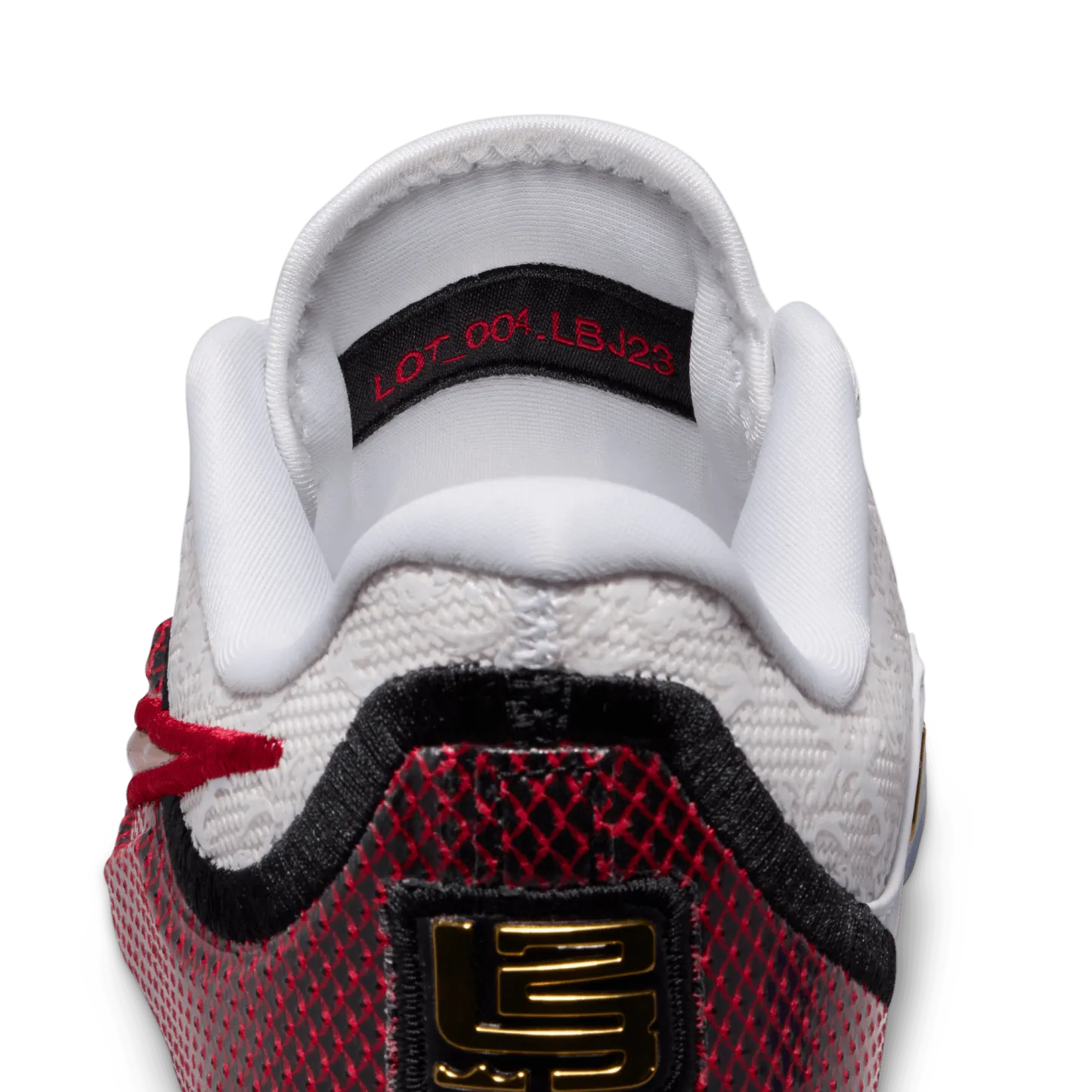Nike LeBron XXIII 童款 - University Red/White/Metallic Gold - Image 9