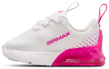 Nike Air Max Phoenix 童款 - White/Laser Fuchsia - Image 2