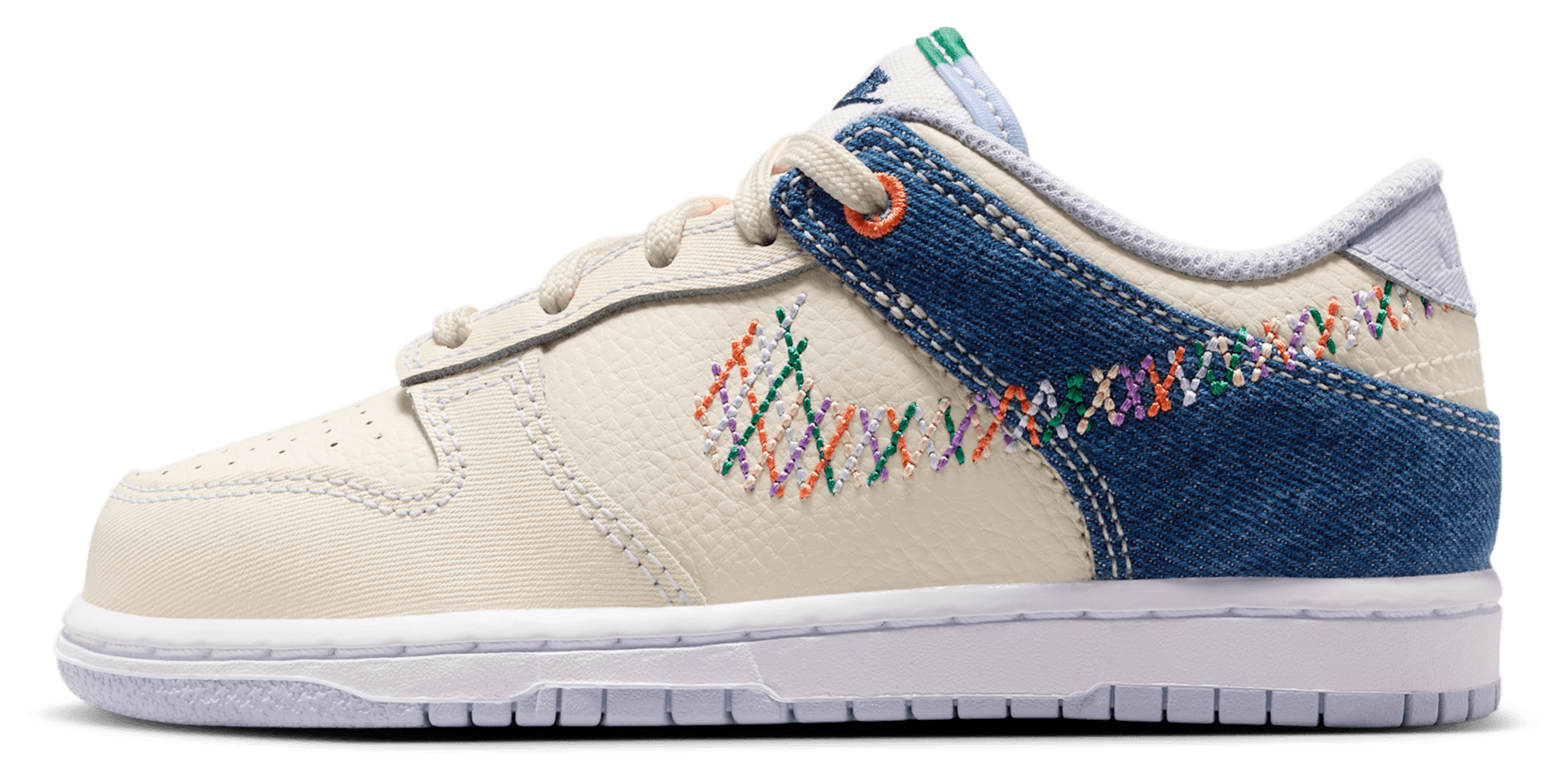 Nike Dunk Low 童款 - Soft Pearl/Multicolor (R1826022) - Image 2
