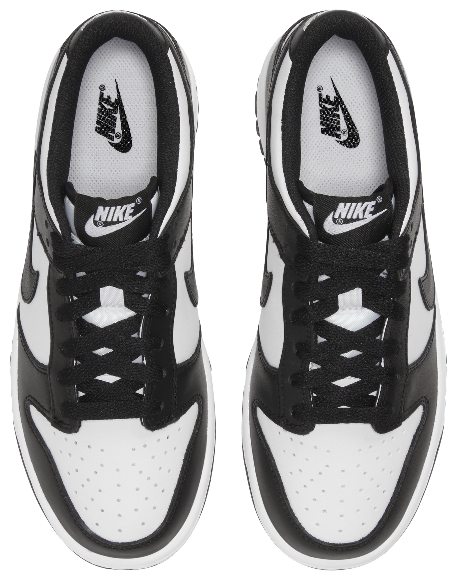 Nike Dunk Low 童款 - White/Black - Image 4