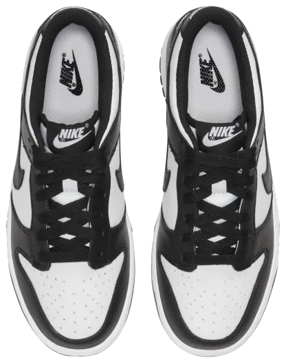 Nike Dunk Low 童款 - White/Black - Image 4