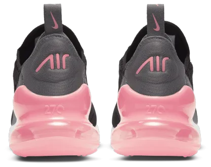 Nike Air Max 270 童款 - Black/Metallic Silver/Smoke Grey - Image 3