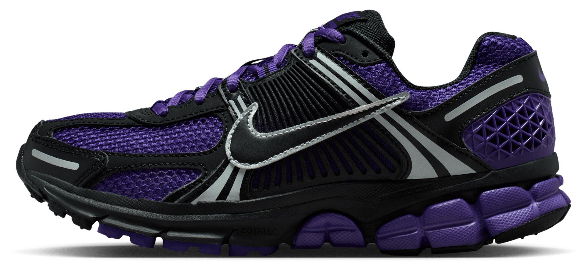 Nike Zoom Vomero 5 - Black/Black/Court Purple - Image 2