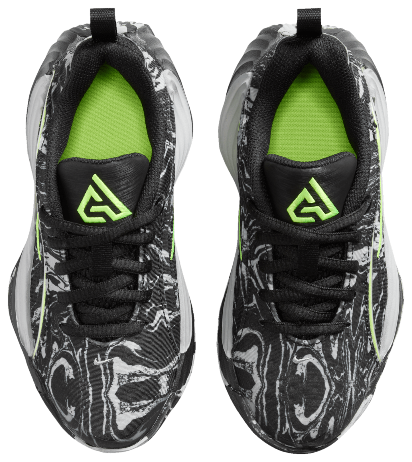 Nike Giannis Immortality 5 童款 - Black/Volt/Lt Smoke Grey - Image 4