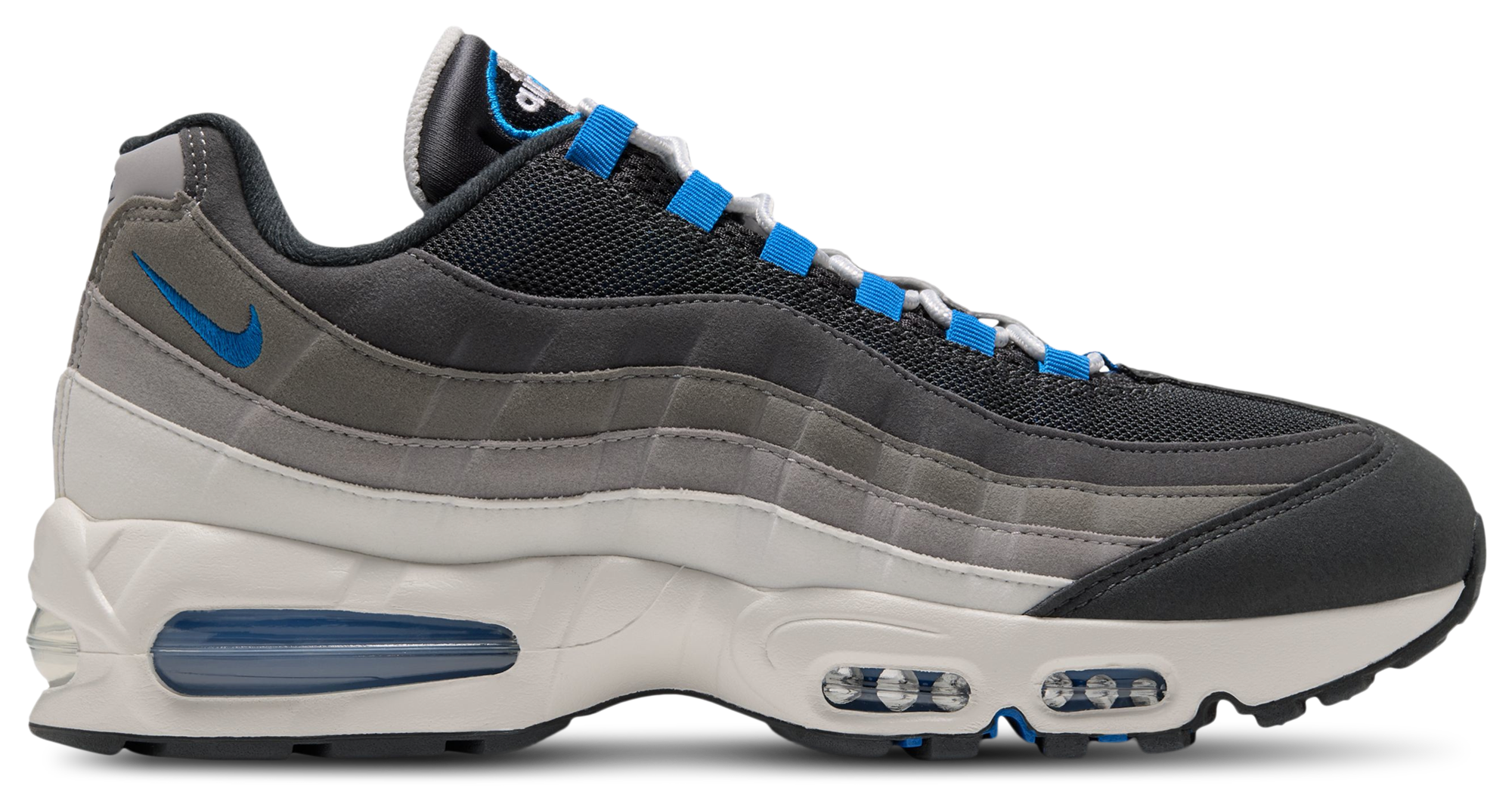 Nike Air Max 95 OG Big Bubble Premium - Grey/Blue/Black - Image 1