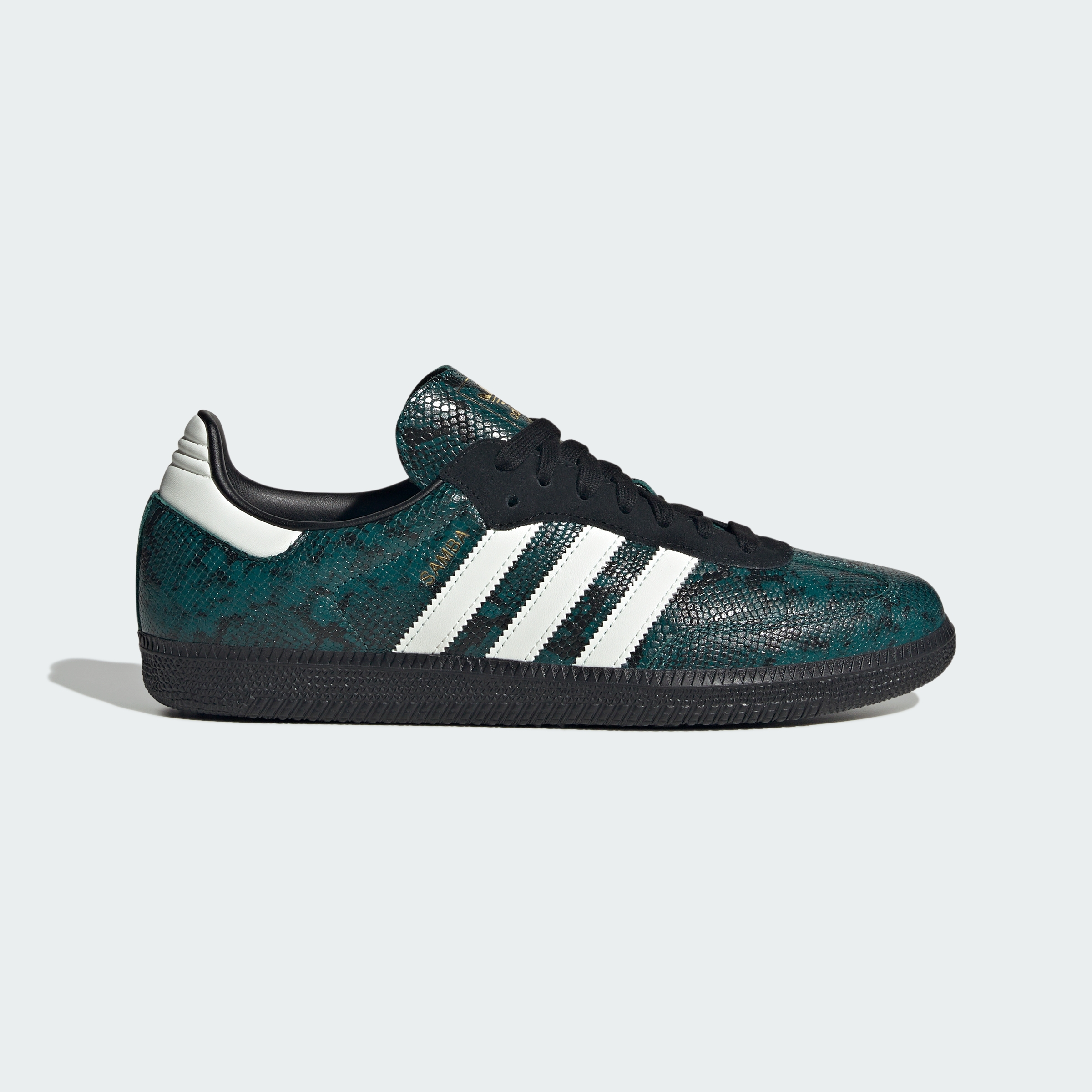 adidas SAMBA OG SHOES - Rich Green / Off White / Core Black - View 3
