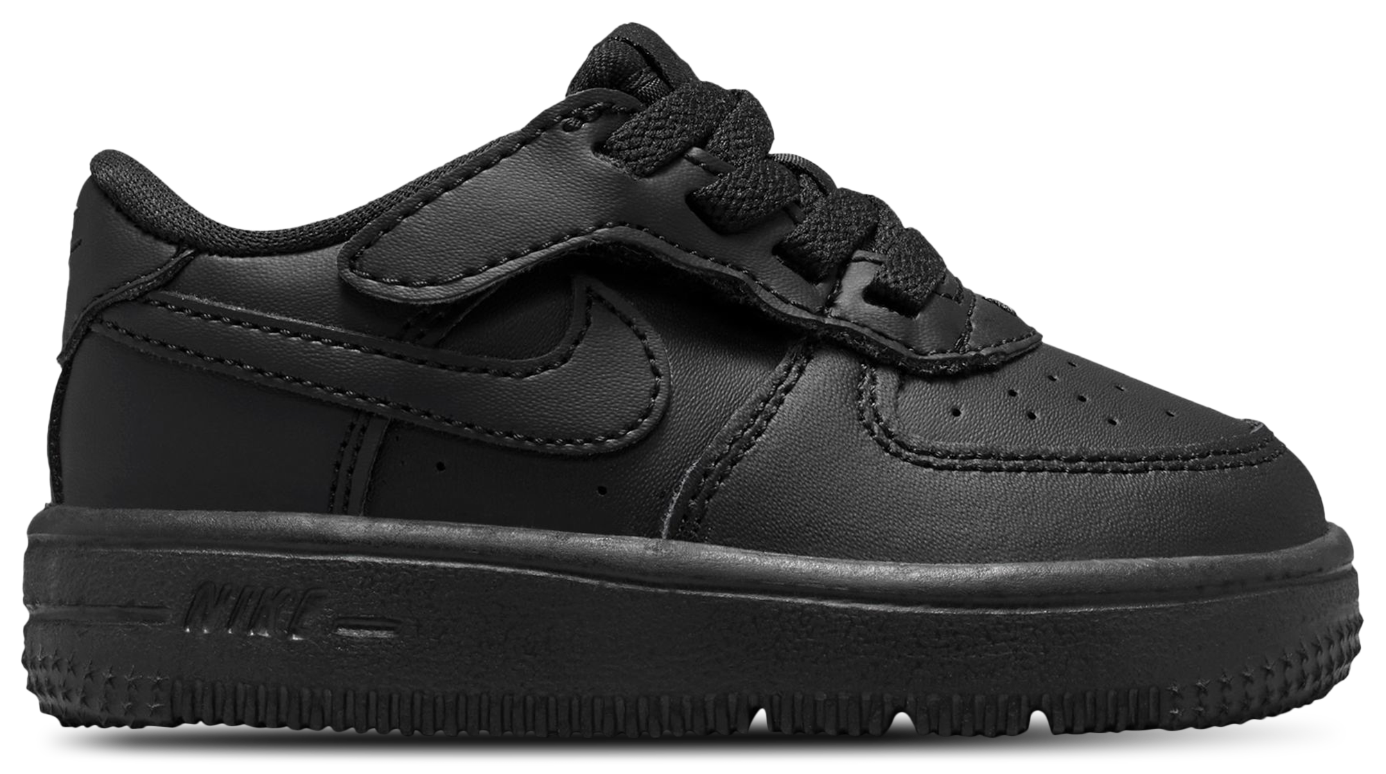 Nike Air Force 1 童款 - Black/Black - Image 1