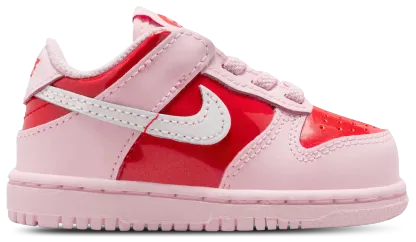 Nike Dunk Low Valentine's Day 童款 - Pink Foam/Summit White/Red - Image 1