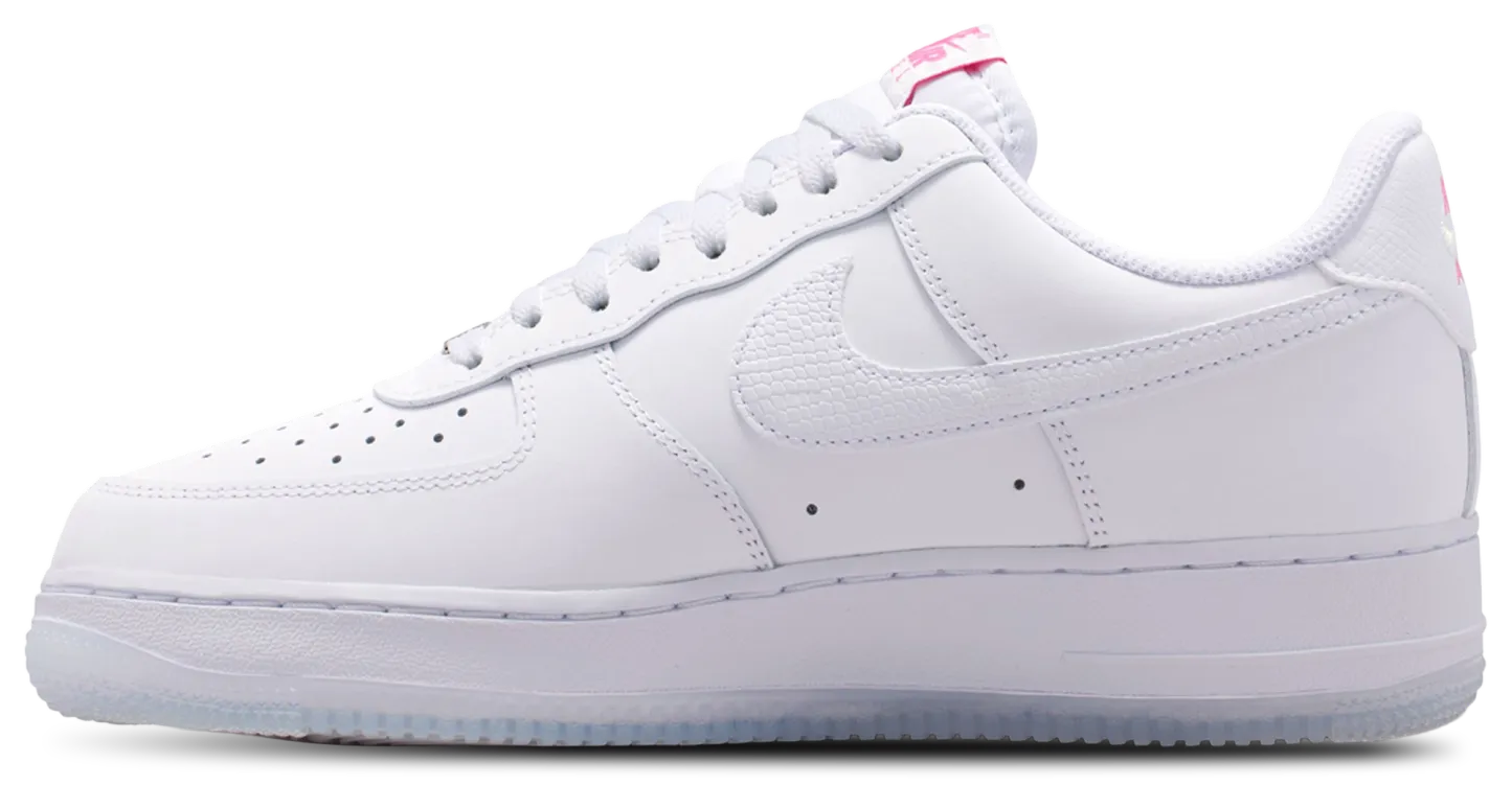 Nike Air Force 1 '07 FL1 - White/White/Lotus Pink - Image 2