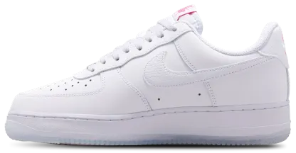 Nike Air Force 1 '07 FL1 - White/White/Lotus Pink - Image 2