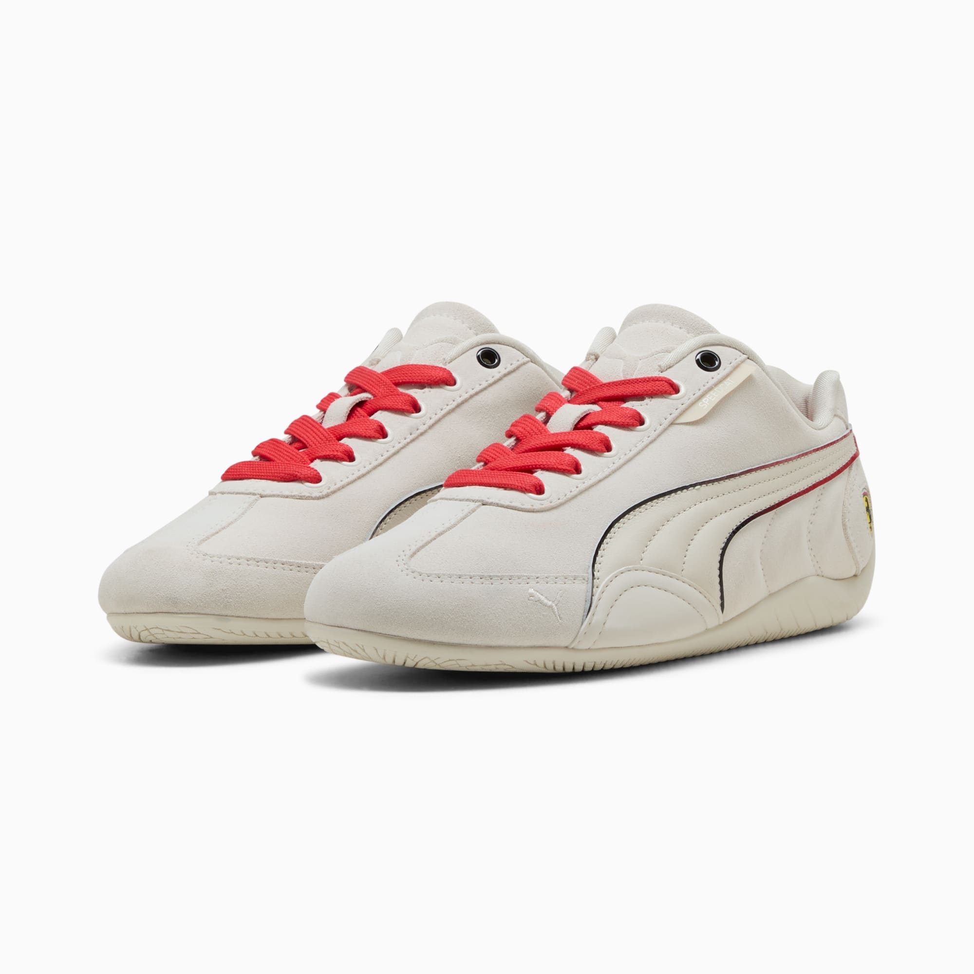 Scuderia Ferrari Speedcat Women's Sneakers - Vapor Gray-Rosso Corsa - 2
