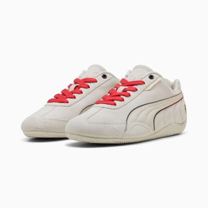 Scuderia Ferrari Speedcat Women's Sneakers - Vapor Gray-Rosso Corsa - 2
