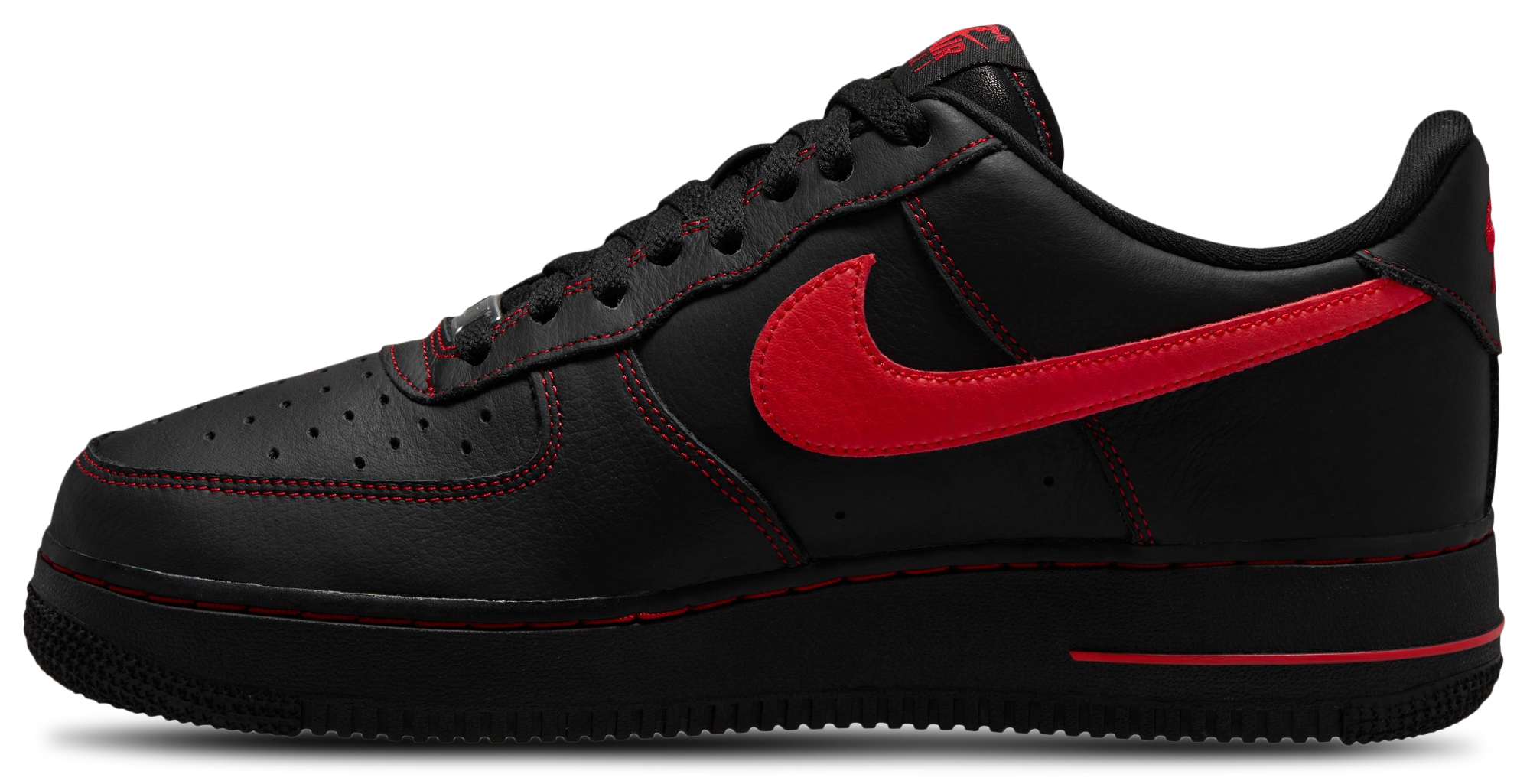 Nike Air Force 1 '07 LV8 - University Red/Black - Image 2