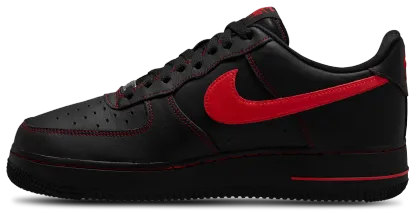 Nike Air Force 1 '07 LV8 - University Red/Black - Image 2