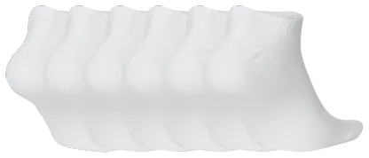 Nike Everyday Lightweight No Show Socks 6PK - White/Black - Image 2