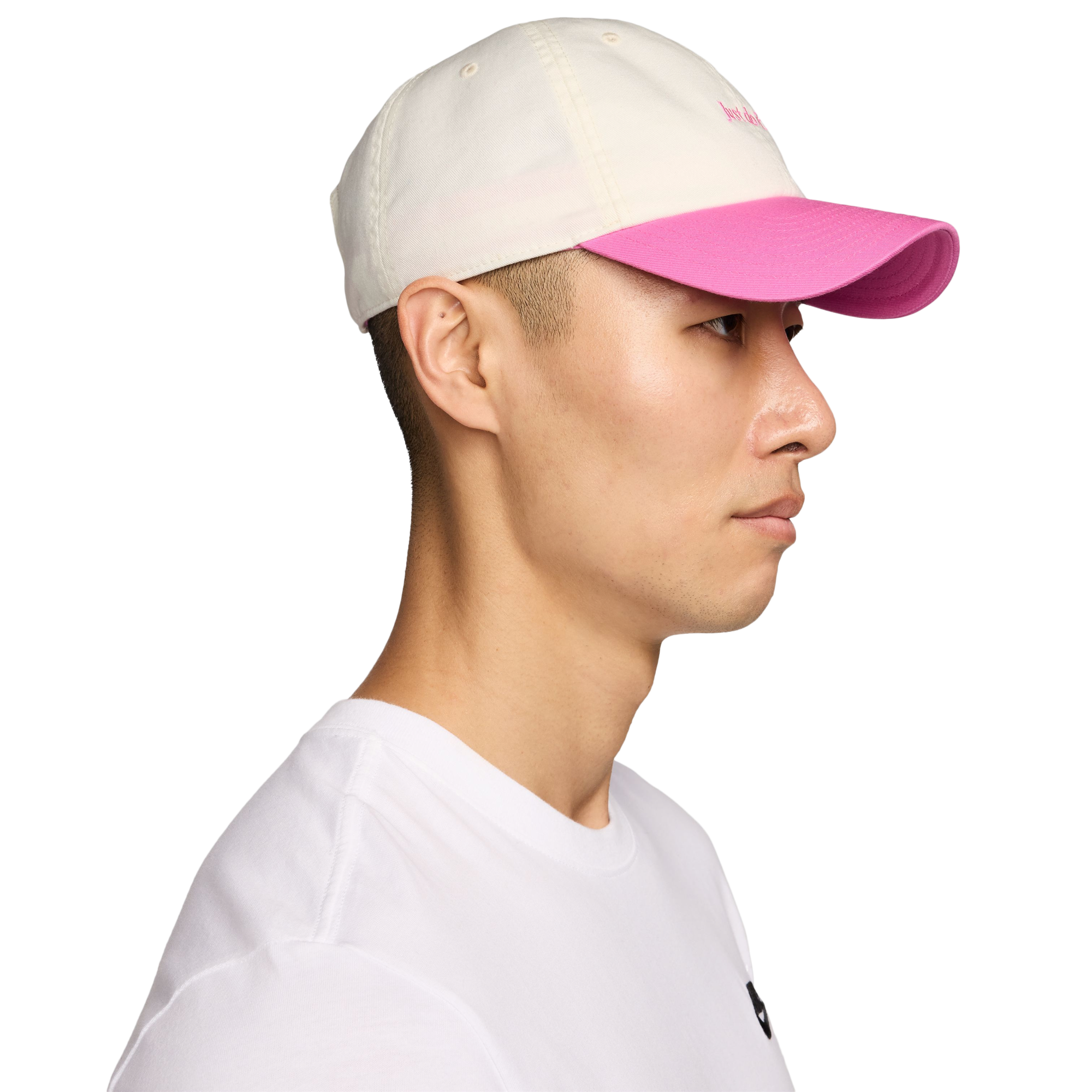Nike JDI Club Cap - Sail/Playful Pink - Image 3