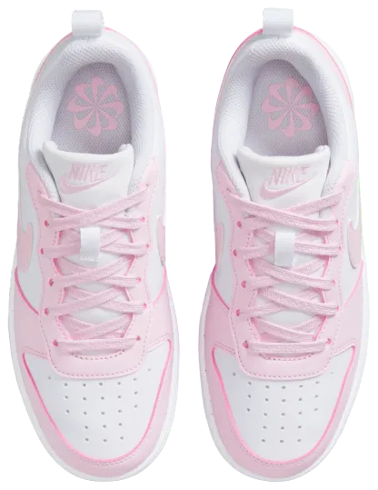 Nike Court Borough Low Recraft 童款 - White/Pink Foam - Image 5