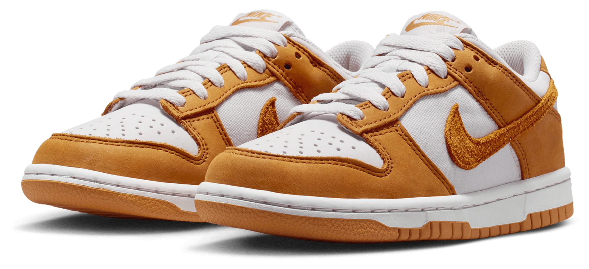 Nike Dunk Low SE 童款 - Desert Ochre/Vast Grey - Image 6