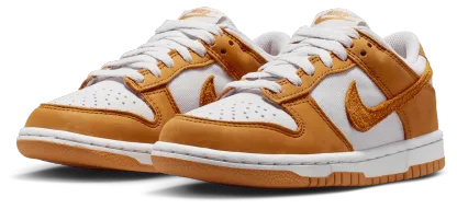 Nike Dunk Low SE 童款 - Desert Ochre/Vast Grey - Image 6
