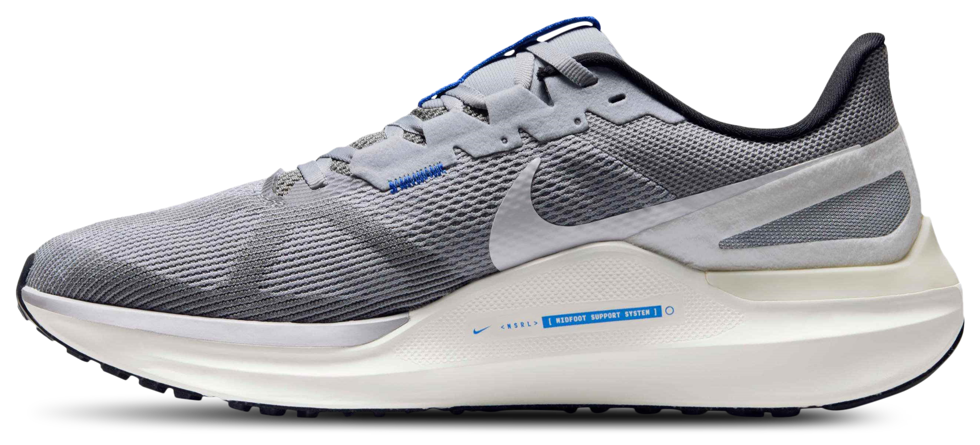 Nike Air Zoom Structure 25 - Wolf Grey/White/Smoke Grey - Image 2