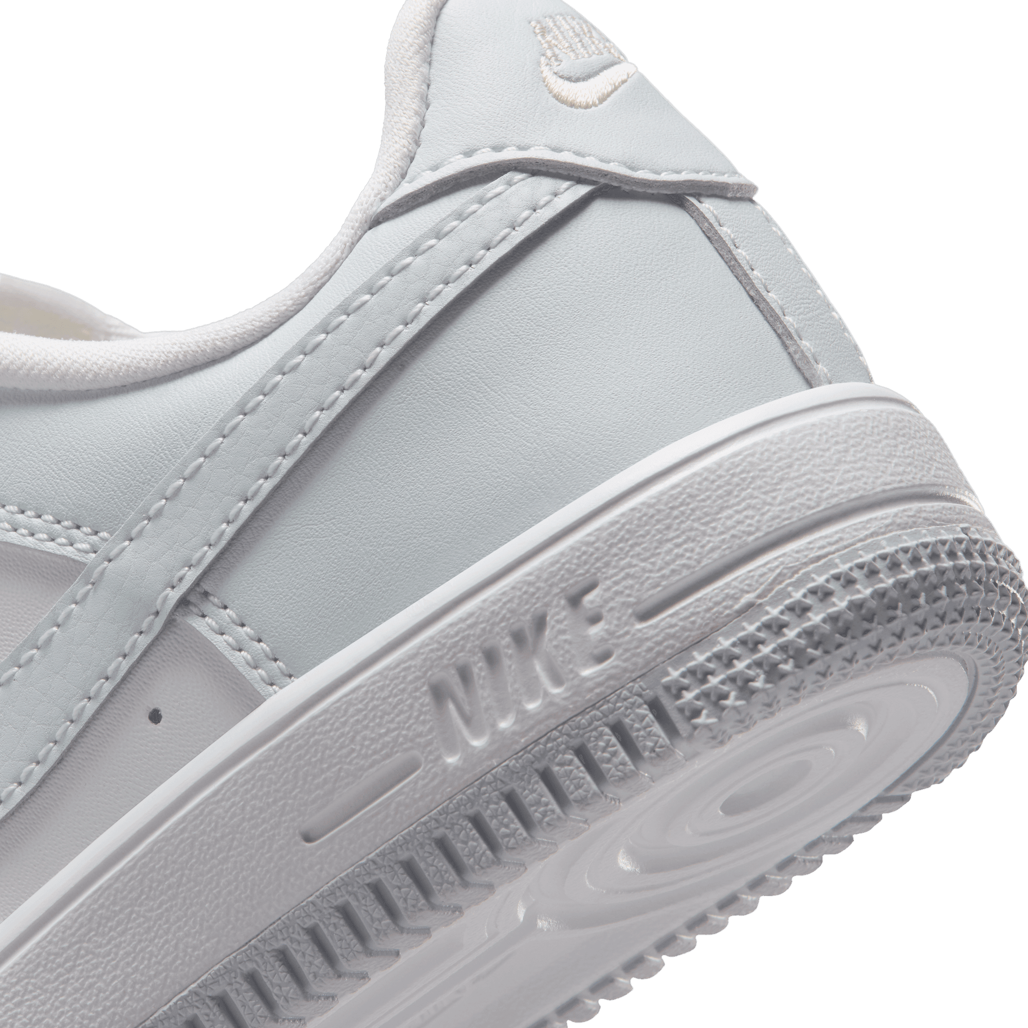 Nike Air Force 1 Low Lace 童款 - Alabaster/Platinum Tint/Aura - Image 8