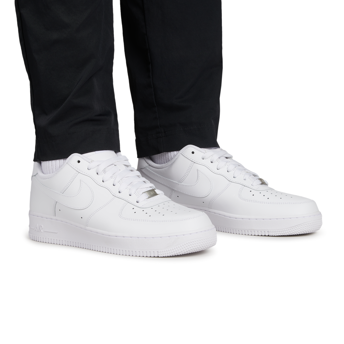 Nike Air Force 1 '07 - Men's - White/White - Image 2