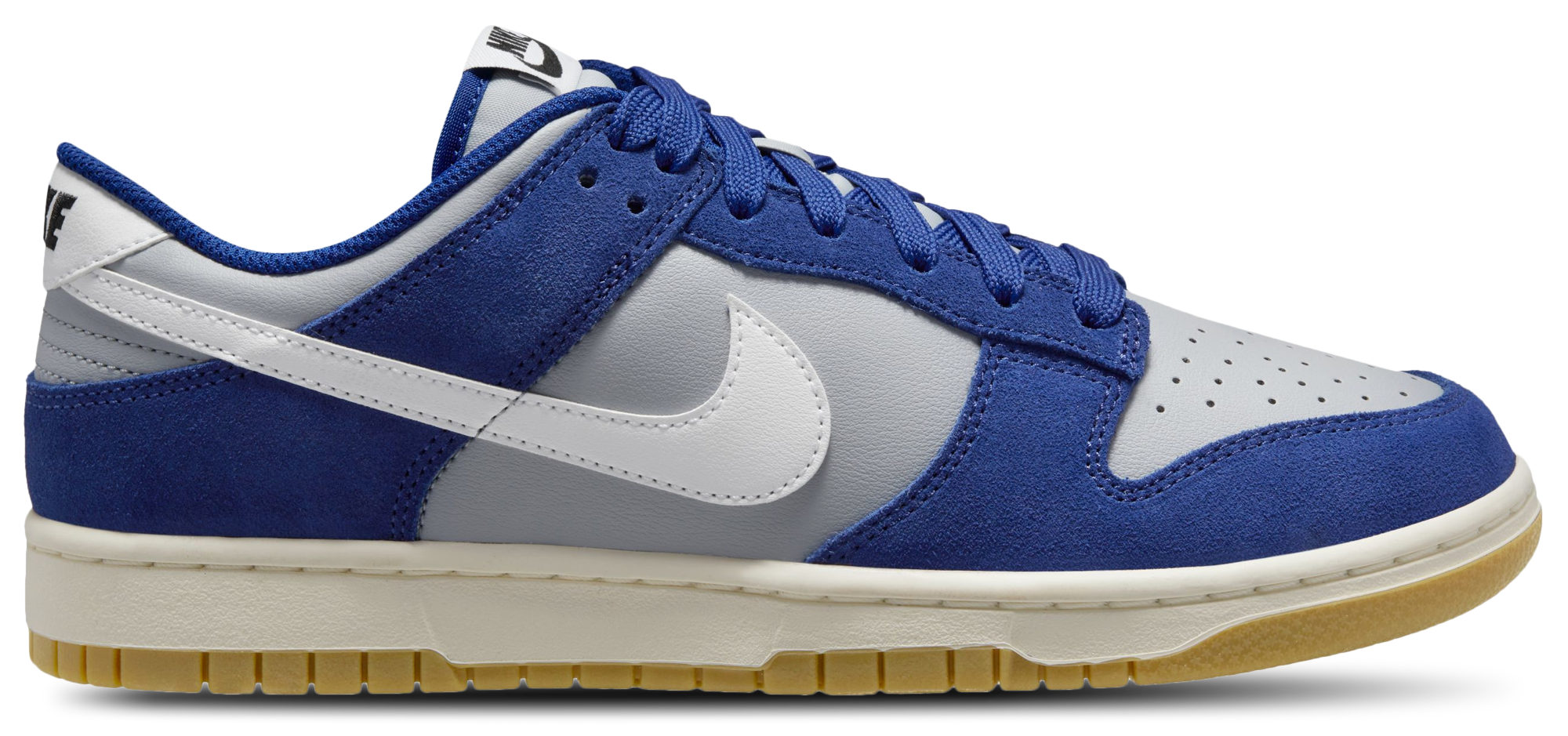 Nike Dunk Low Retro SE Essentials Plus 2 - Wolf Grey/White/Deep Royal Blue - Image 1