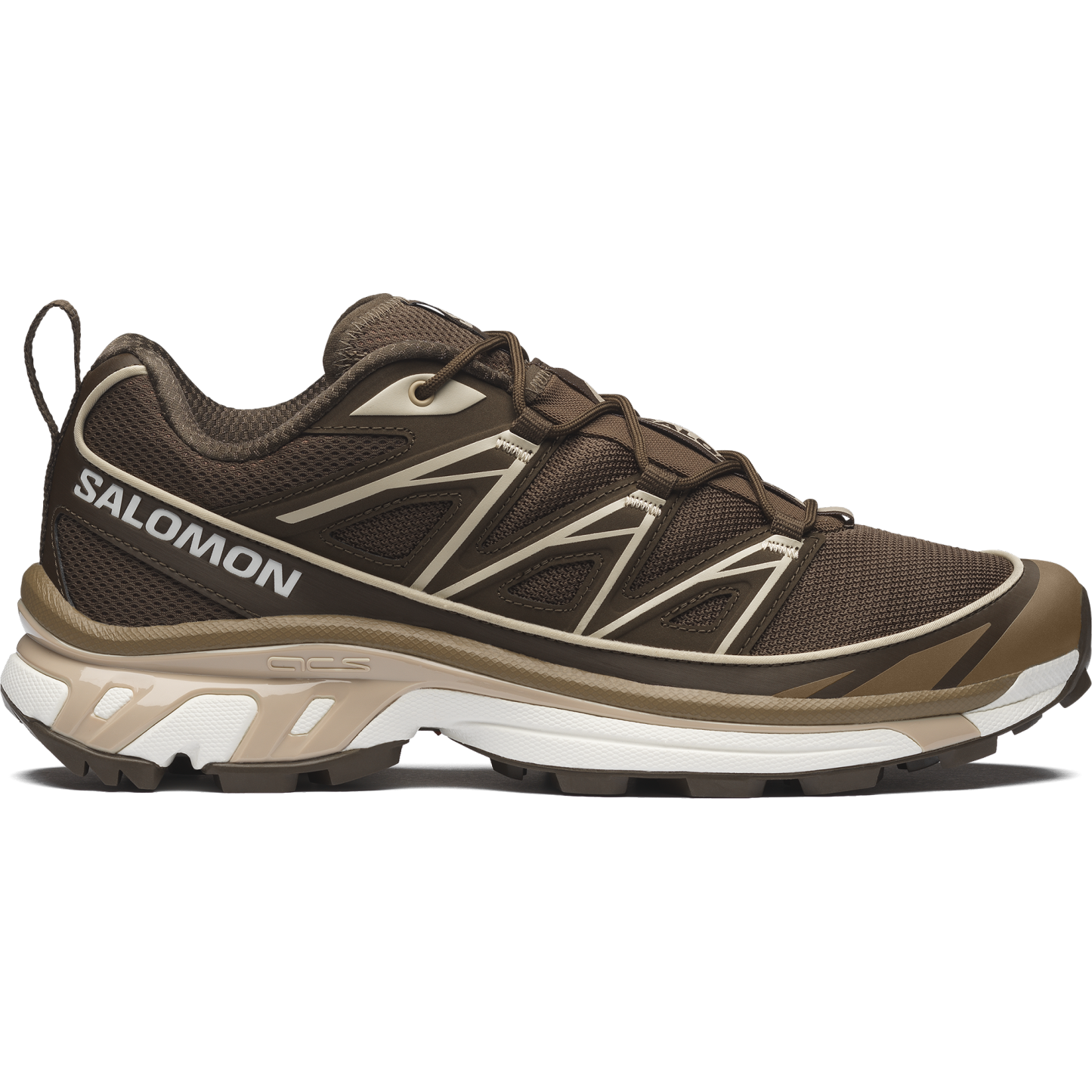 Salomon XT-6 EXPANSE - Earth Brown / White Pepper / Coyote Brown - View 1