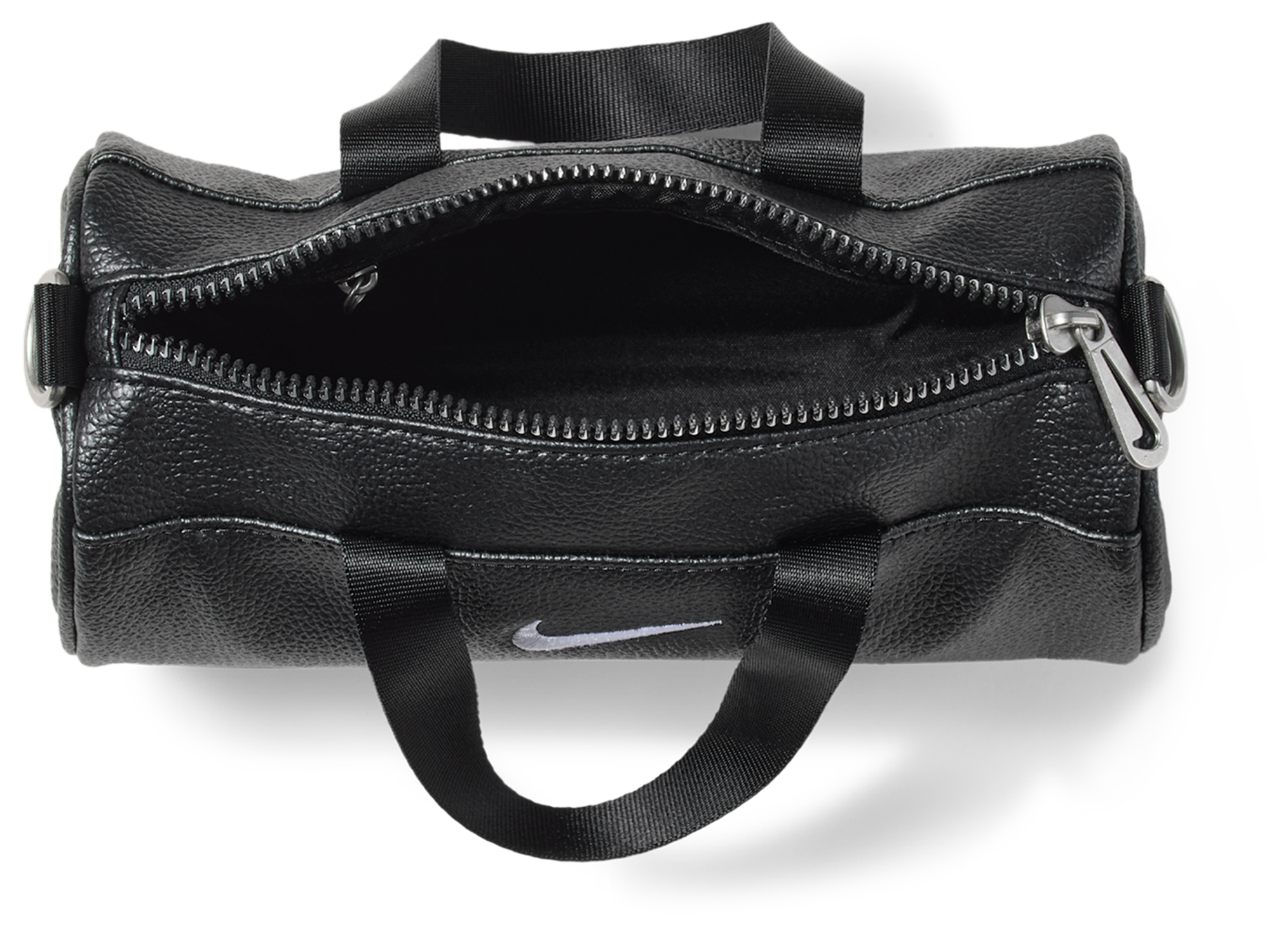 Nike Clash Mini Barrel Bag - Black/Black/White - Image 4