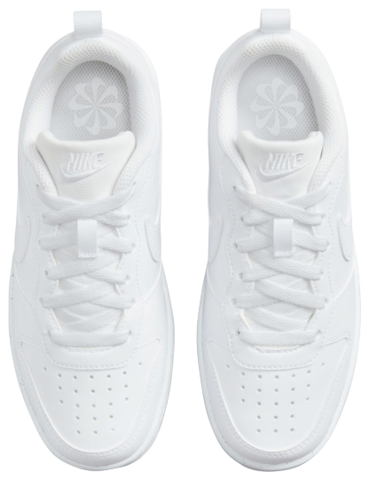 Nike Court Borough Low Recraft 童款 - White/White - Image 5