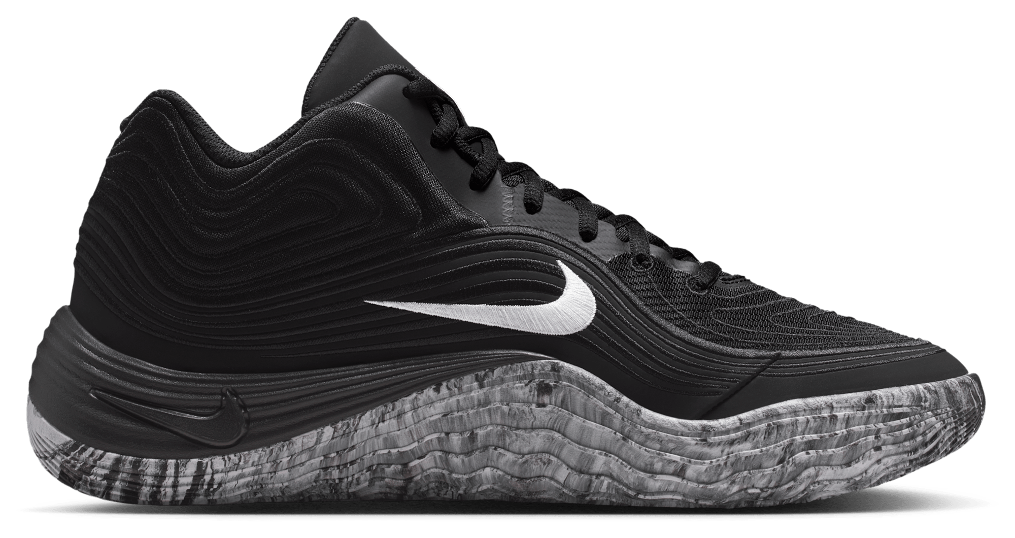 Nike Precision 8 Mid - Black/White/White - Image 1