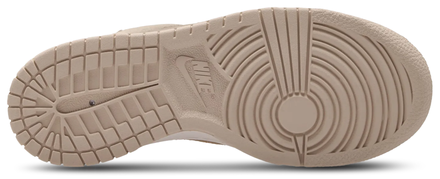 Nike Dunk Low Suede 童款 - White/Tan - Image 4