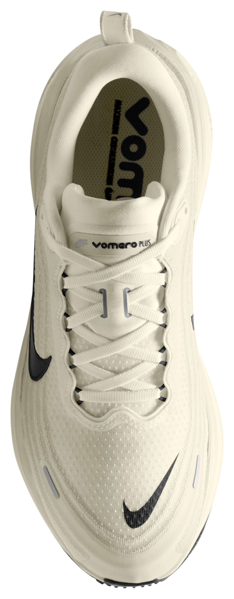 Nike Vomero Plus - White/White/Black - Image 3
