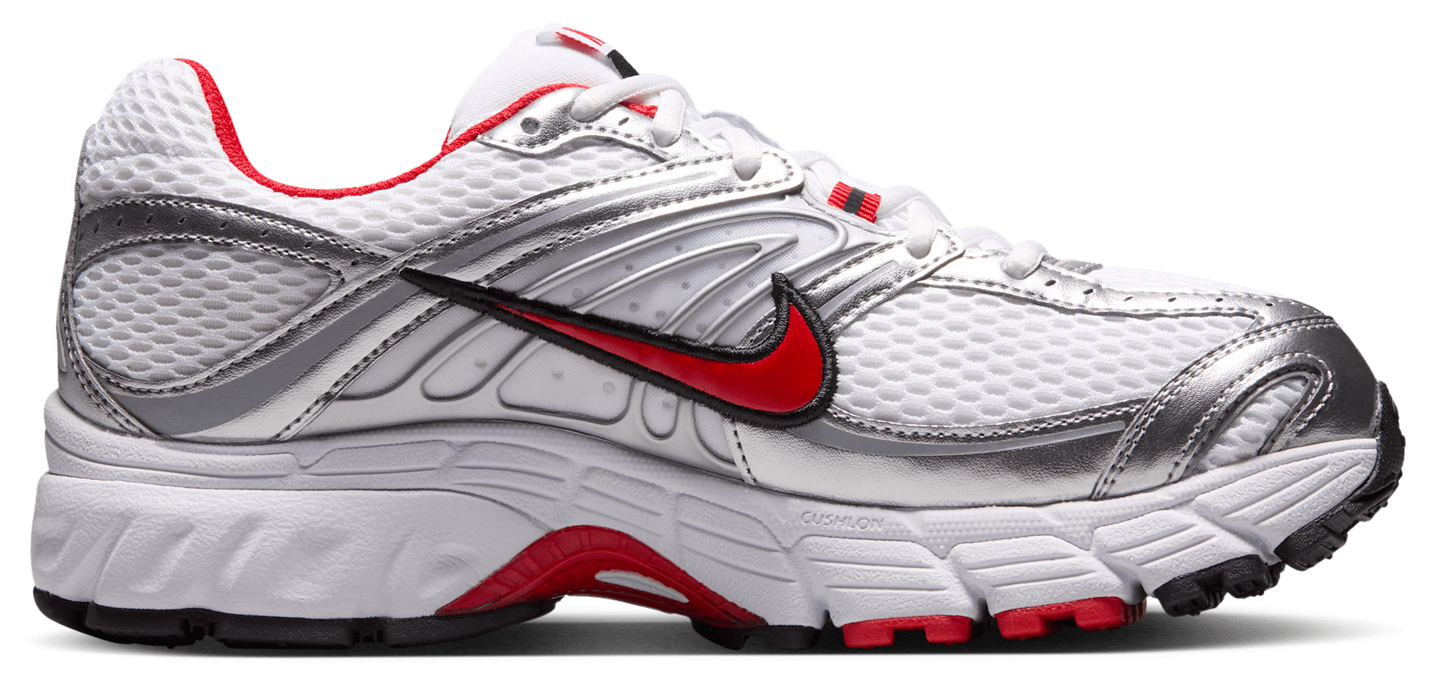 Nike Air Max Moto 2K - White/Univ Red/Mtlc Silver - Image 1