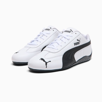Speedcat Full Leather Men's Sneakers - PUMA White-PUMA Black - 4