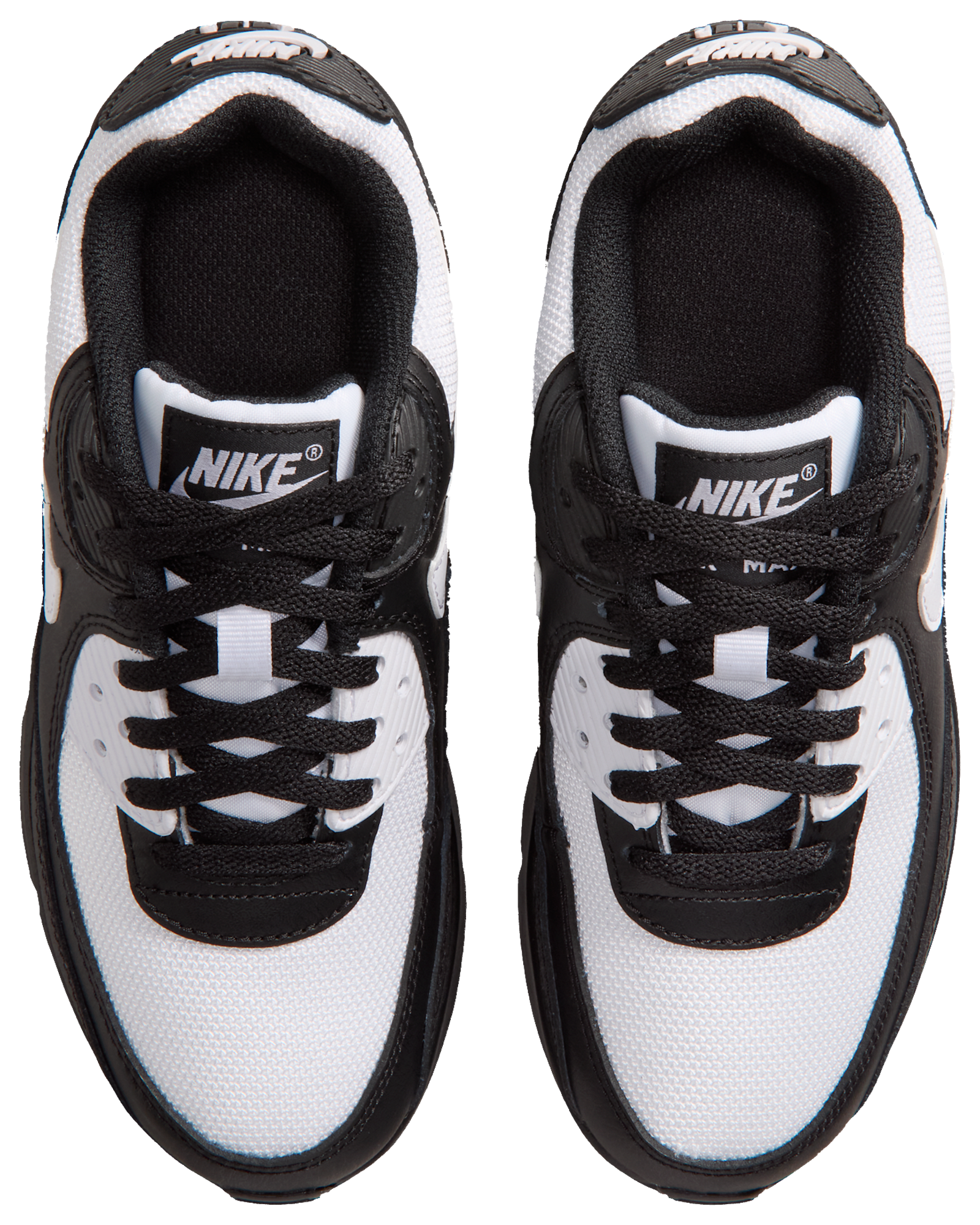 Nike Air Max 90 Mesh 童款 - Black/White - Image 4