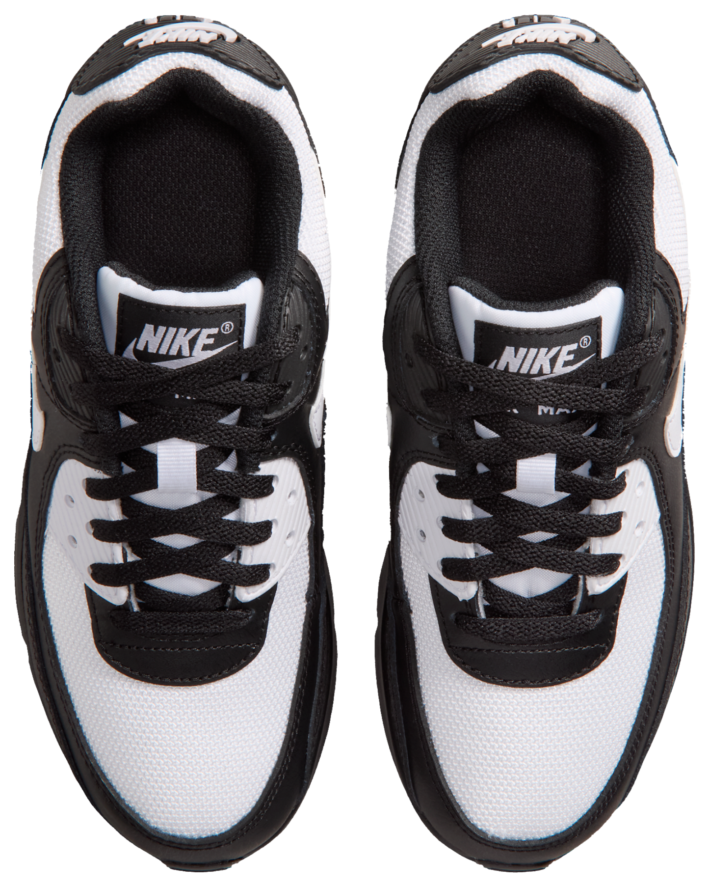 Nike Air Max 90 Mesh 童款 - Black/White - Image 4