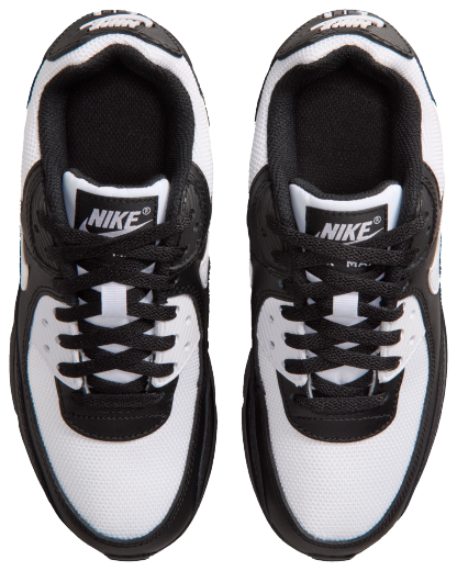 Nike Air Max 90 Mesh 童款 - Black/White - Image 4